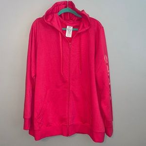 adidas | Tops | Euc Adidas Track Top Gd2967 Power Pink Full Zip Hoodie Size  3x | Poshmark